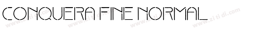 CONQUERA FINE NORMAL字体转换